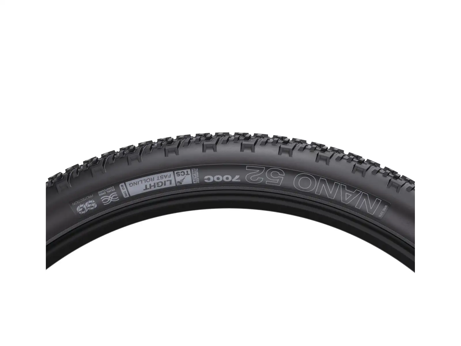 WTB Nano TCS Light Fast Rolling Tire gravel tire kevlar 52-622