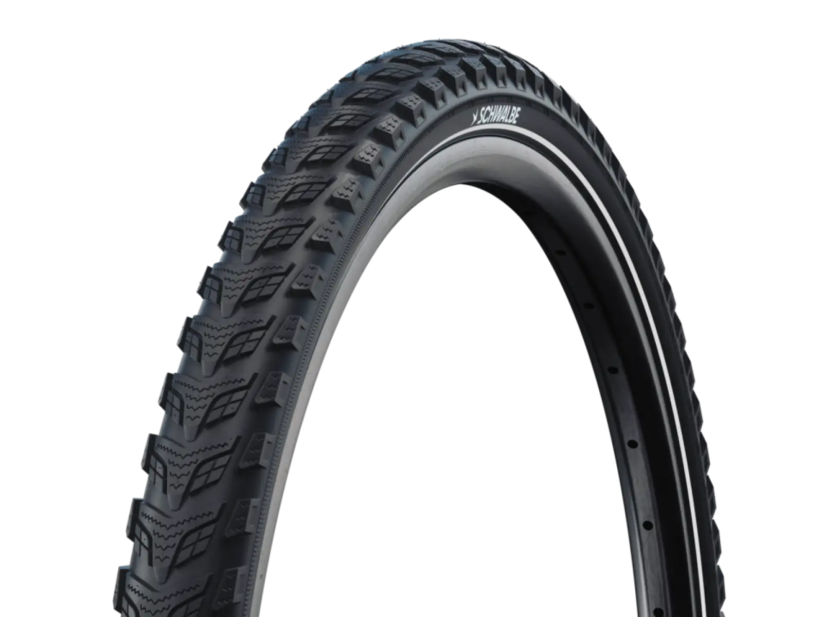 Schwalbe Marathon 365 GreenGuard E-50 28" trekking wire tire Black Reflex