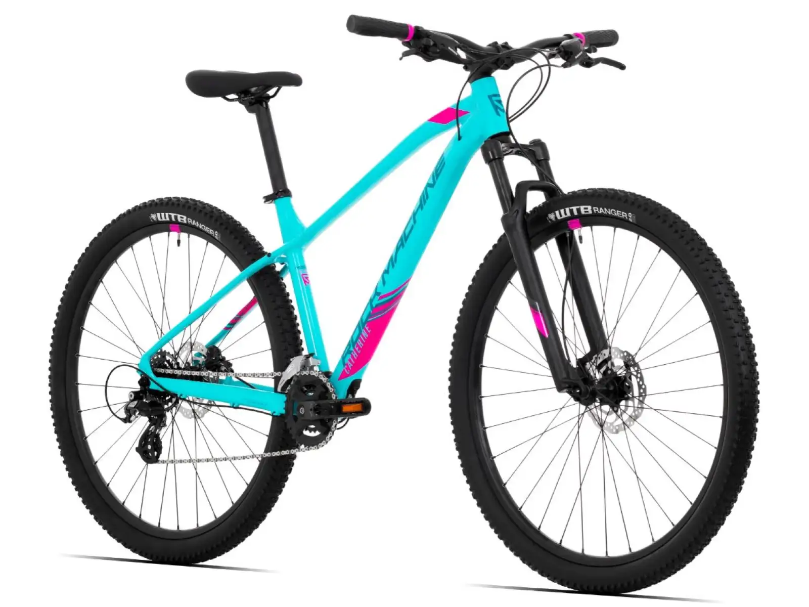Rock Machine Catherine 10-29 neon cyan/petrol/pink mountain bike