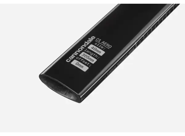 Cannondale seatpost C1 AERO 40 V2  365mm 0 offset (K2601600)