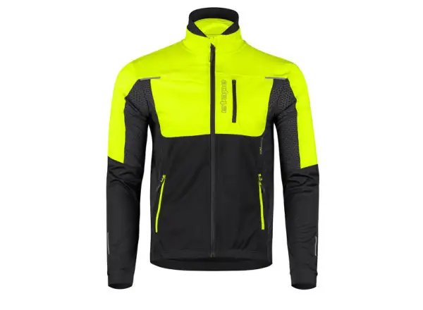 Etape Strong 2.0 men's jacket black/yellow fluo