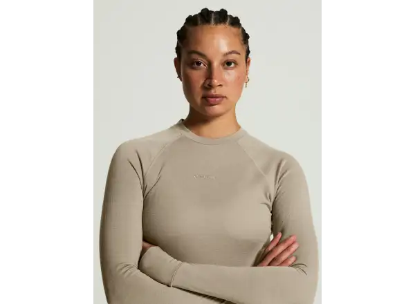 CRAFT Wool Comfort RN LS women's T-shirt beige