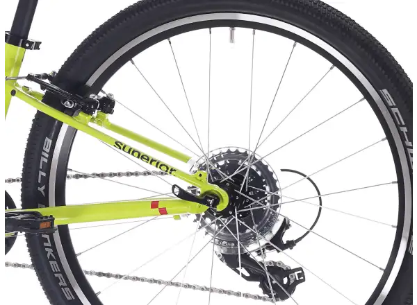Superior RACER 24 kids bike Matte Radioactive Yellow