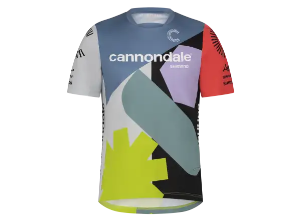 Cannondale CFR Replica MTB men's jersey short sleeve Blue/Yellow