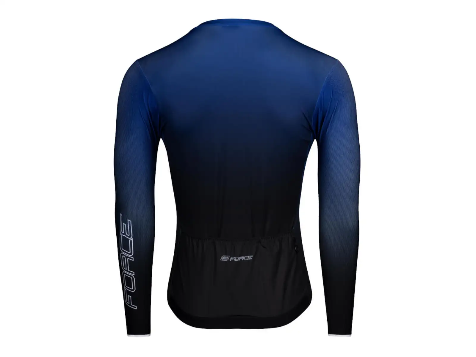 Force Smooth men's jersey long sleeve blue/black