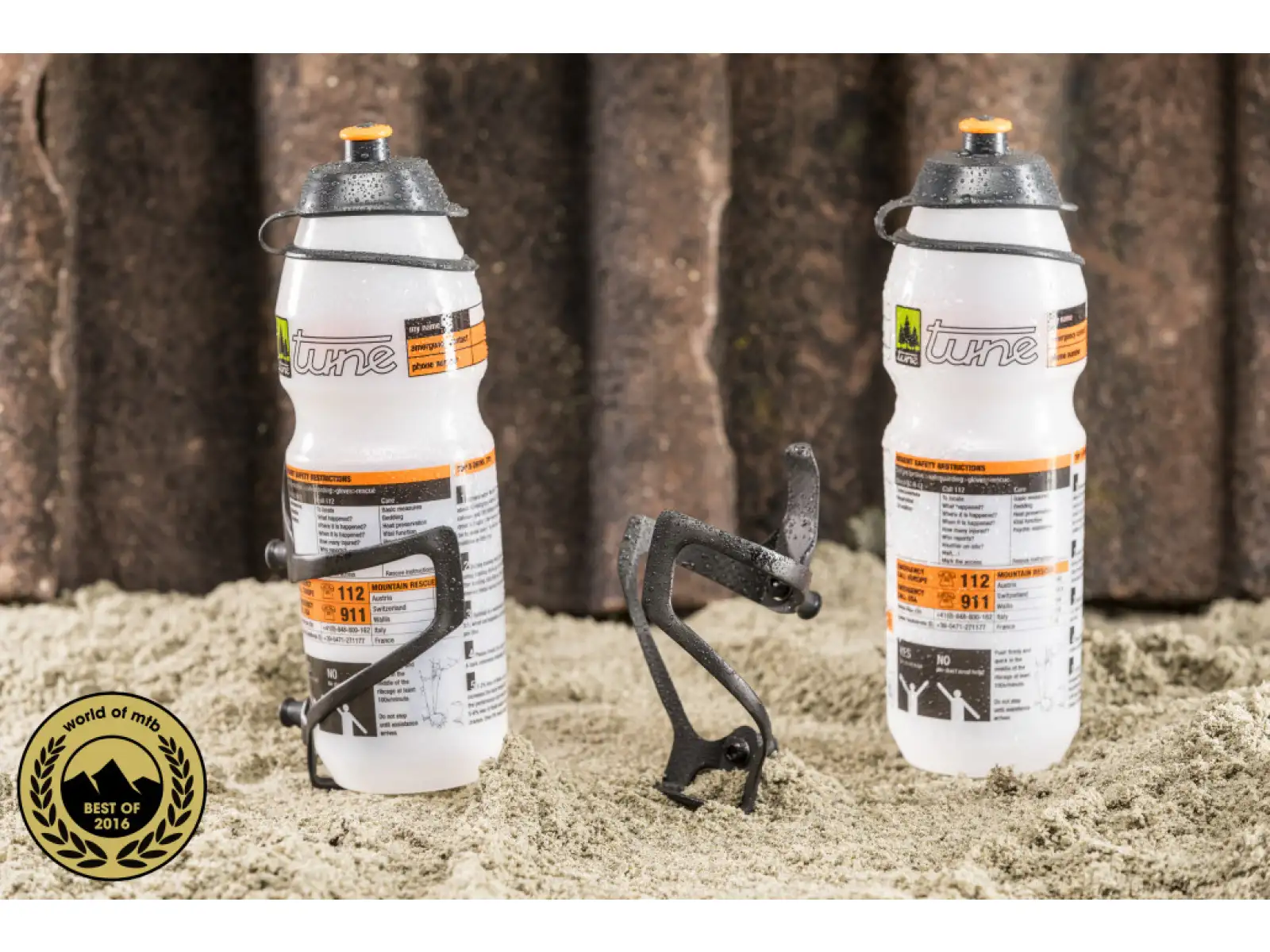 Tune Rechtsträger carbon side cage right including bottle 0.5 l