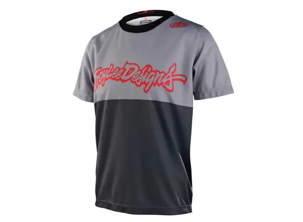 Troy Lee Designs Flowline youth jersey short sleeve Scripter Charcoal