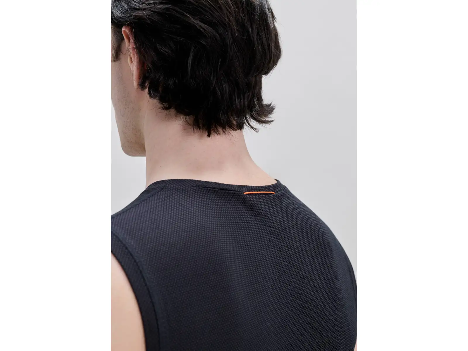 POC Layer Mid men's sleeveless base layer shirt Uranium Black
