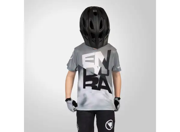 Endura SingleTrack Core kids jersey short sleeve Grey