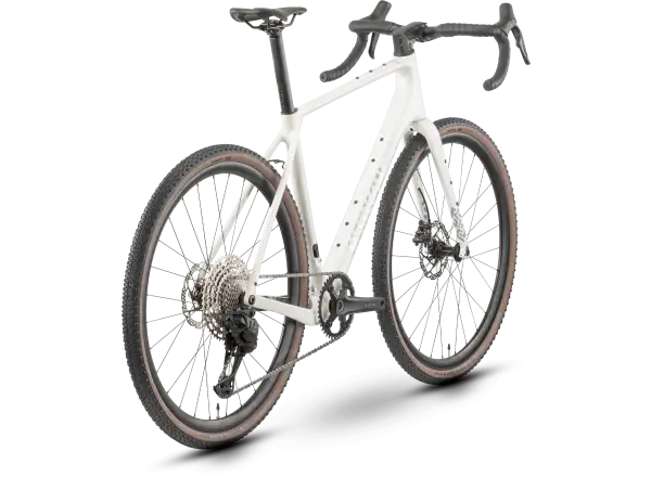 Raymon Soreno Pro 700 GRX715 Di2 gravel bike White Sparkle