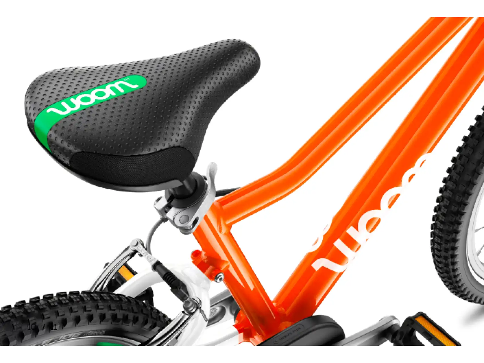 Woom 3 Flame Orange Automagic 16" children's bike