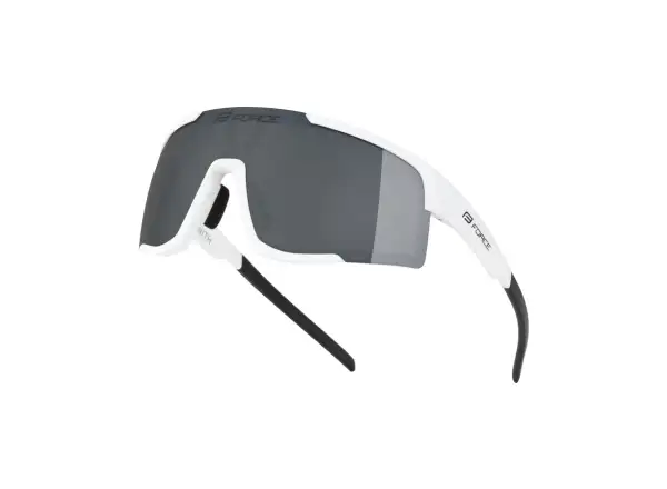 Force Zenith cycling glasses white/black mirrored lens
