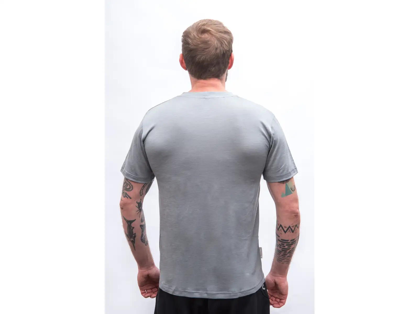 Sensor Merino Active Mountains men's t-shirt short sleeve grey