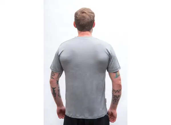 Sensor Merino Active Mountains men's t-shirt short sleeve grey