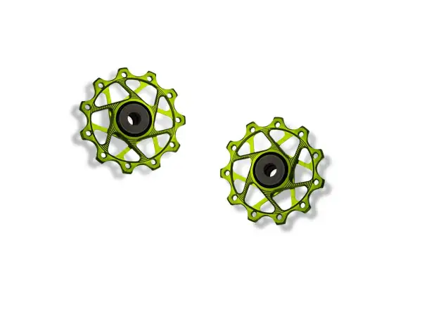 Garbaruk derailleur pulleys for Shimano 11 spd. 11+11T Green