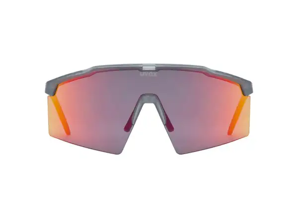 Uvex Flowline sunglasses Smoke Matt/Mirror Red