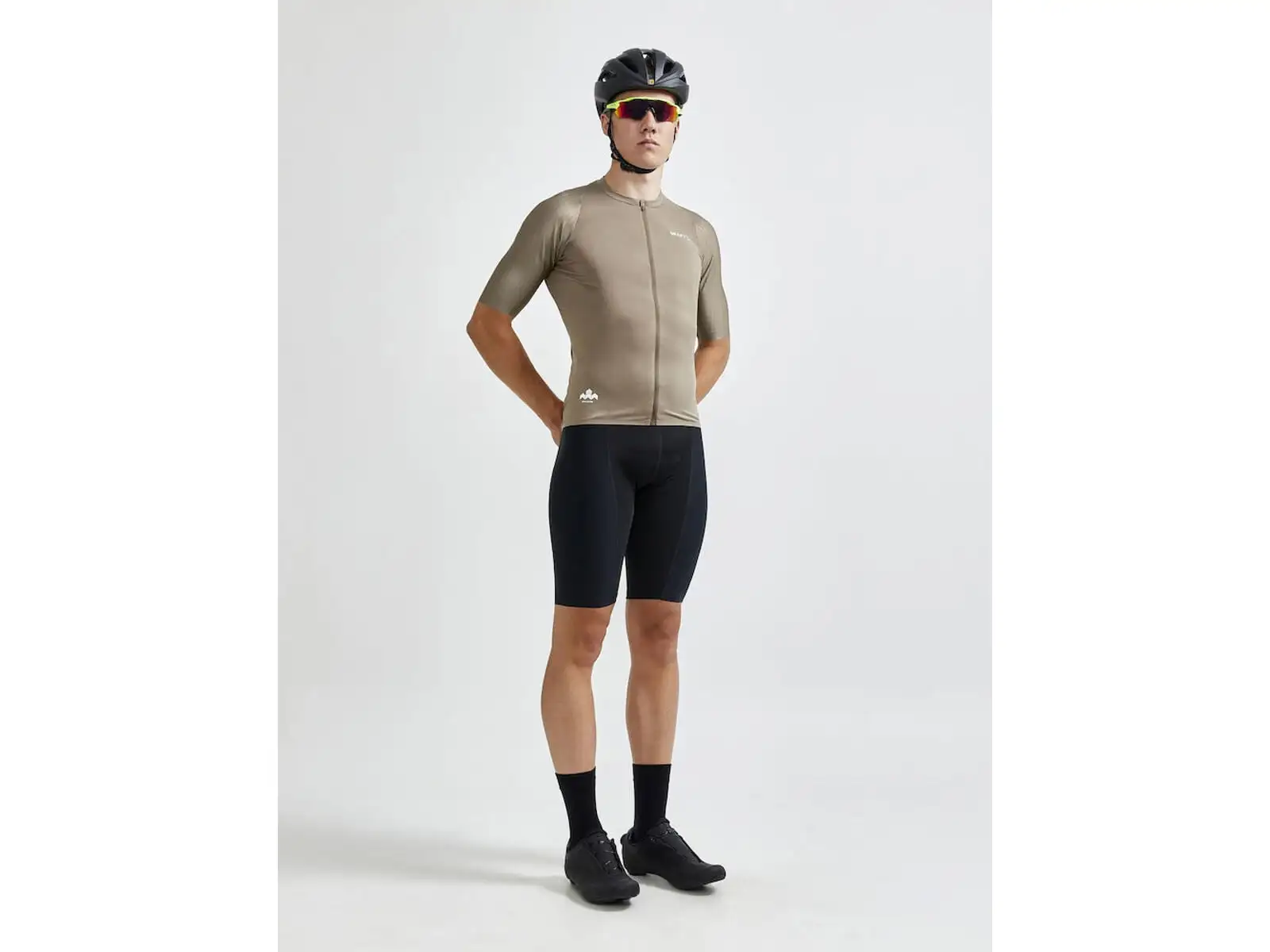 Craft Pro Aero Bib men's shorts with pad and suspenders black