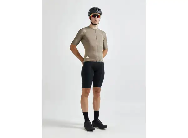 Craft Pro Aero Bib men's shorts with pad and suspenders black