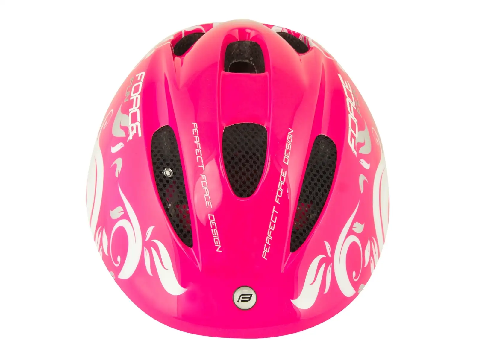 Force Fun Flowers children's helmet pink/white