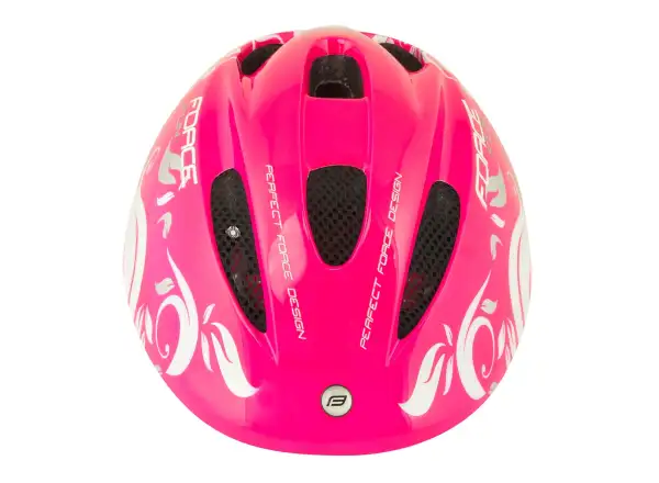 Force Fun Flowers children's helmet pink/white