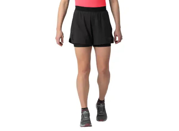 Dynafit Alpine Pro 2in1 women's running shorts Black Out