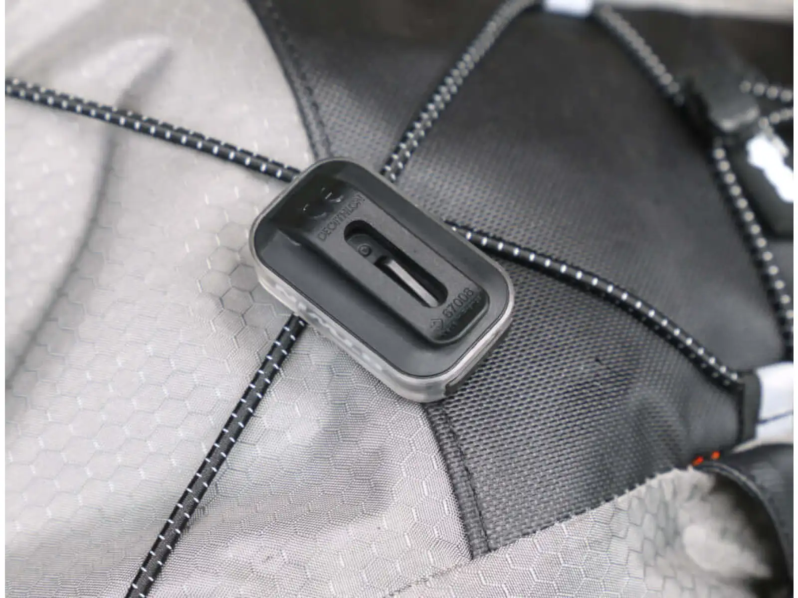 Woho X-Tourning Dry Bag saddle bag 8-12 l Honeycomb Iron Gray size M