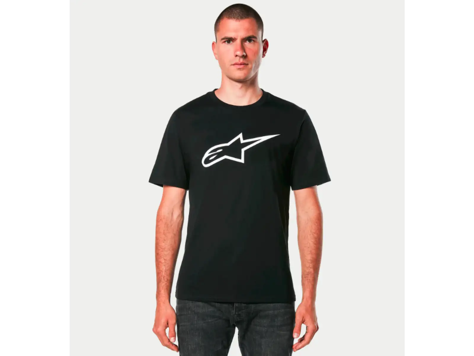 Alpinestars 2.0 CSF men's t-shirt short sleeve Black/White