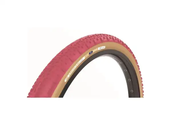 Panaracer GravelKing X1 700x45 gravel tire cranberry/brown kevlar
