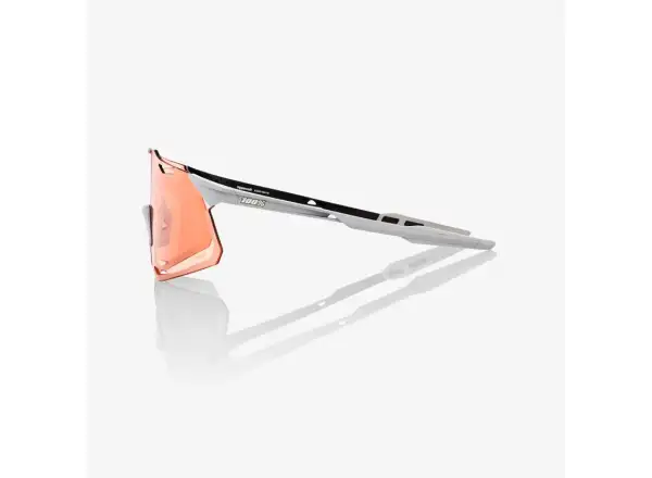100% Hypercraft glasses Matte Stone Grey/HiPER Coral