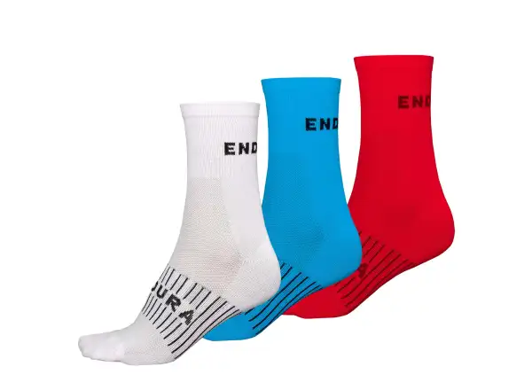 Endura Coolmax Race socks (3 pairs in pack) white