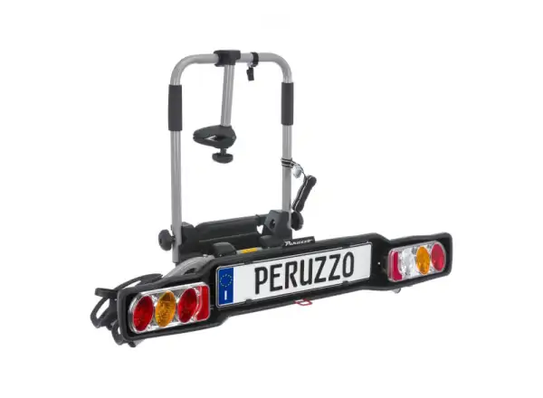 Peruzzo Parma carrier on towbar for 2 bikes Ash Grey