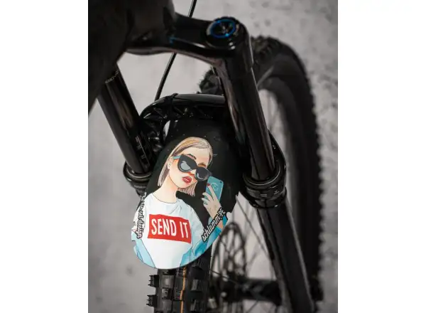 Rie:sel Design Schlamm:PE front mini mudguard girl send it