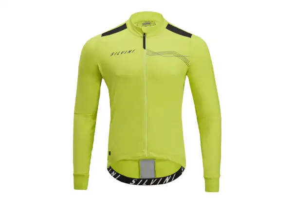 Silvini Ghisallo men's jacket lime/blue