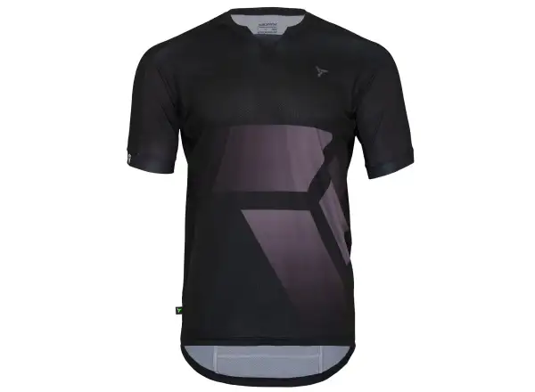 Silvini Gallo men's loose jersey short sleeve Black/Grey