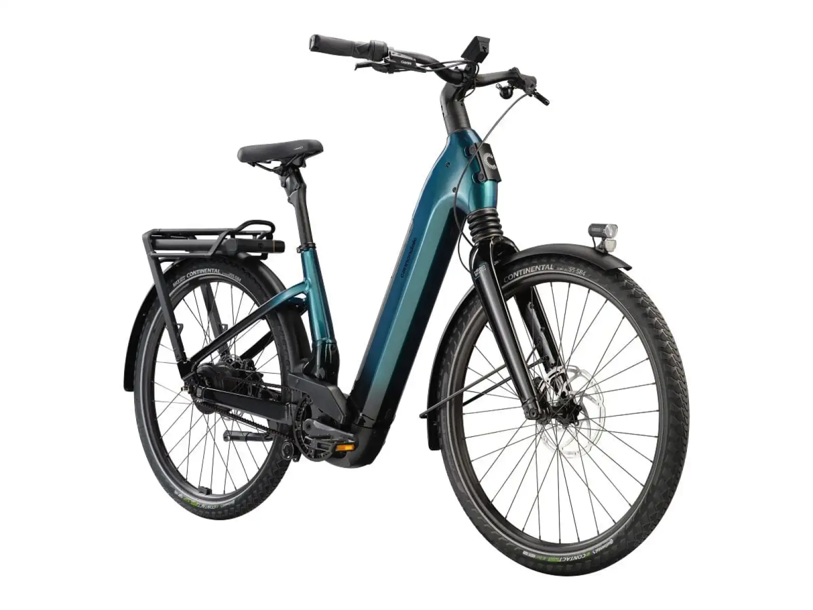 Cannondale Mavaro 1 Low StepThru city e-bike Deep Teal