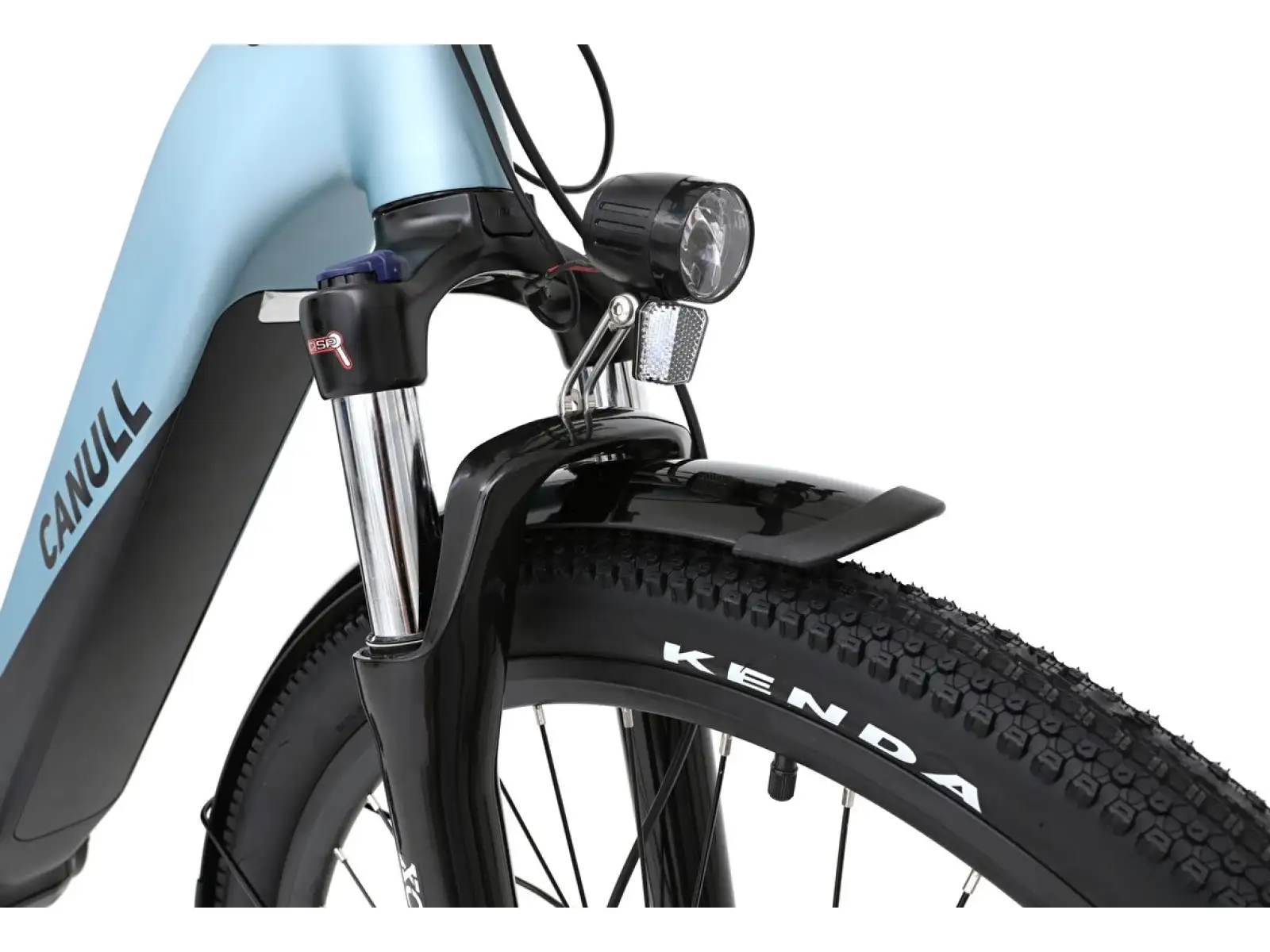CANULL City 3 720 Wh low-step electric bike light blue