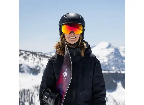 Smith I/O Mag ski goggles Black / ChromaPop Everyday Red Mirror (2 lenses)