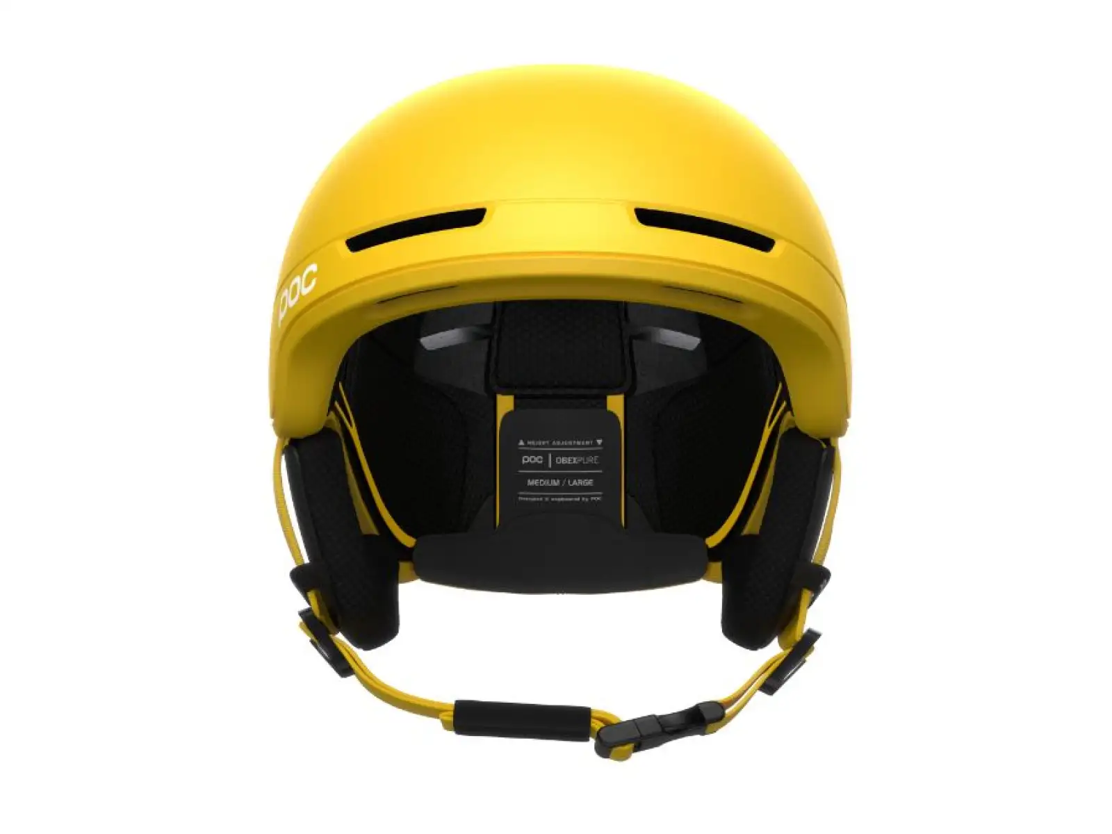 POC Obex Pure ski helmet Sulphite Yellow Matt