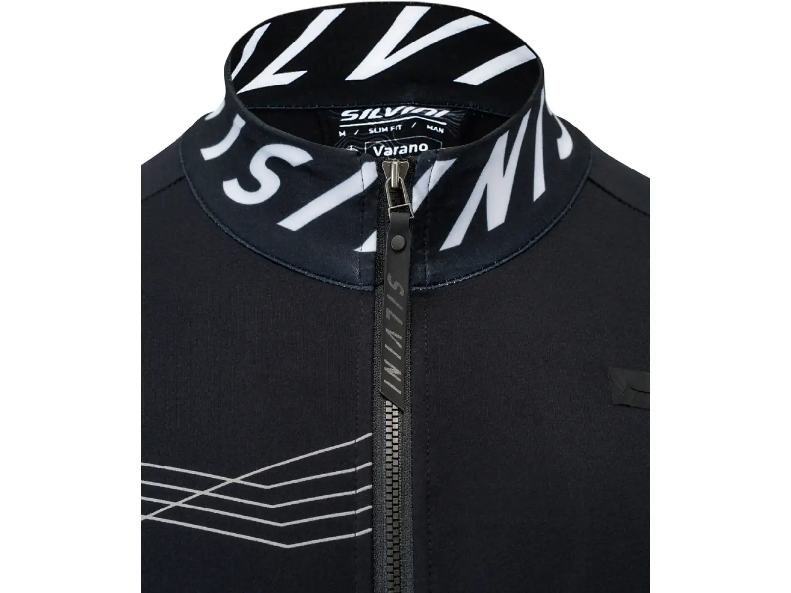 Silvini Varano men's jersey long sleeve black/white