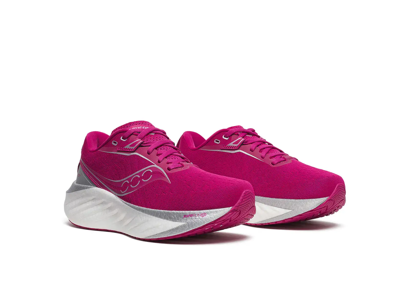 Saucony Triumph 22 women's running shoes Magenta