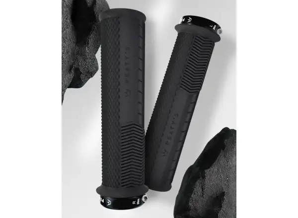 Peaty's Monarch Knurl Thick grips Black