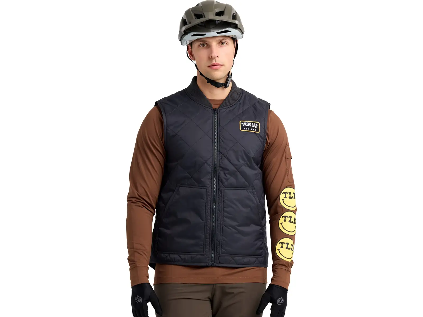Troy Lee Designs Ruckus Ride Vest men's vest Mono Carbon