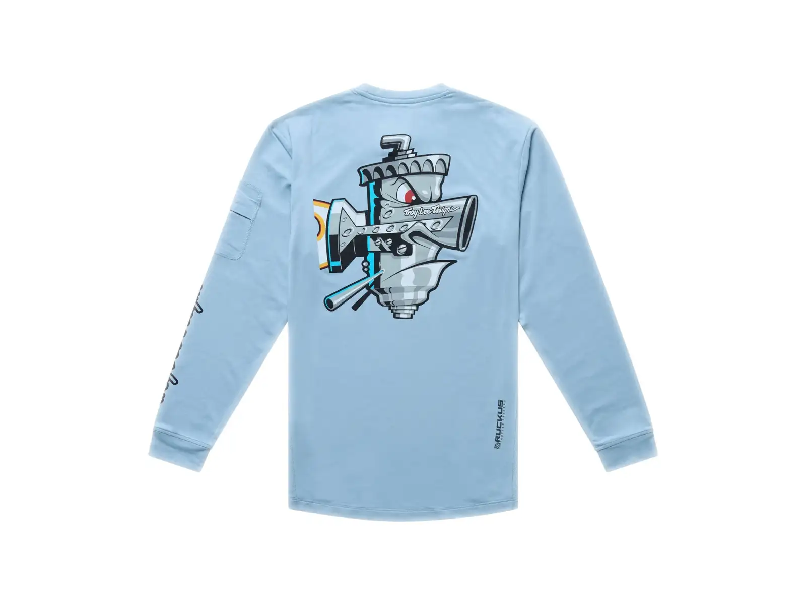 Troy Lee Designs Youth Ruckus Ride kids jersey long sleeve Carbs Dawn Blue