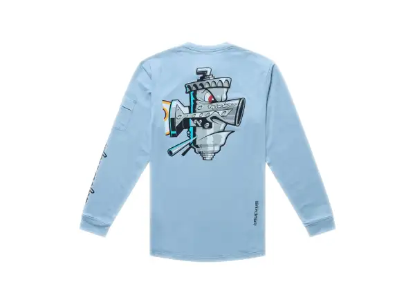 Troy Lee Designs Youth Ruckus Ride kids jersey long sleeve Carbs Dawn Blue