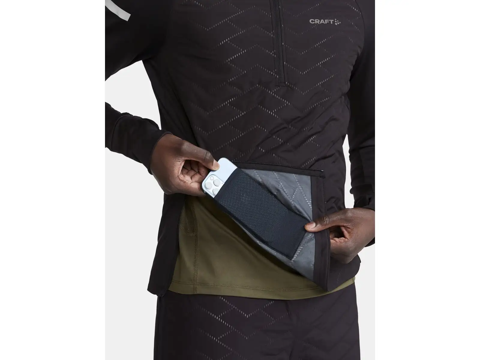 Craft ADV SubZ Sweater men's running jacket black