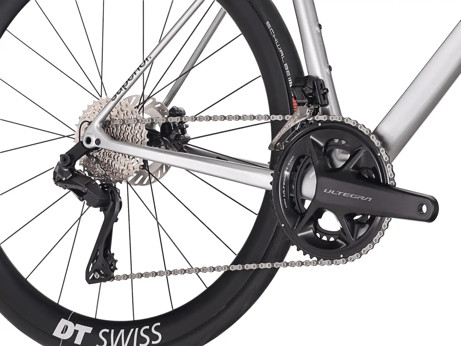 Superior RR 9.8 road bike Gloss Chrome Silver/Black Metallic