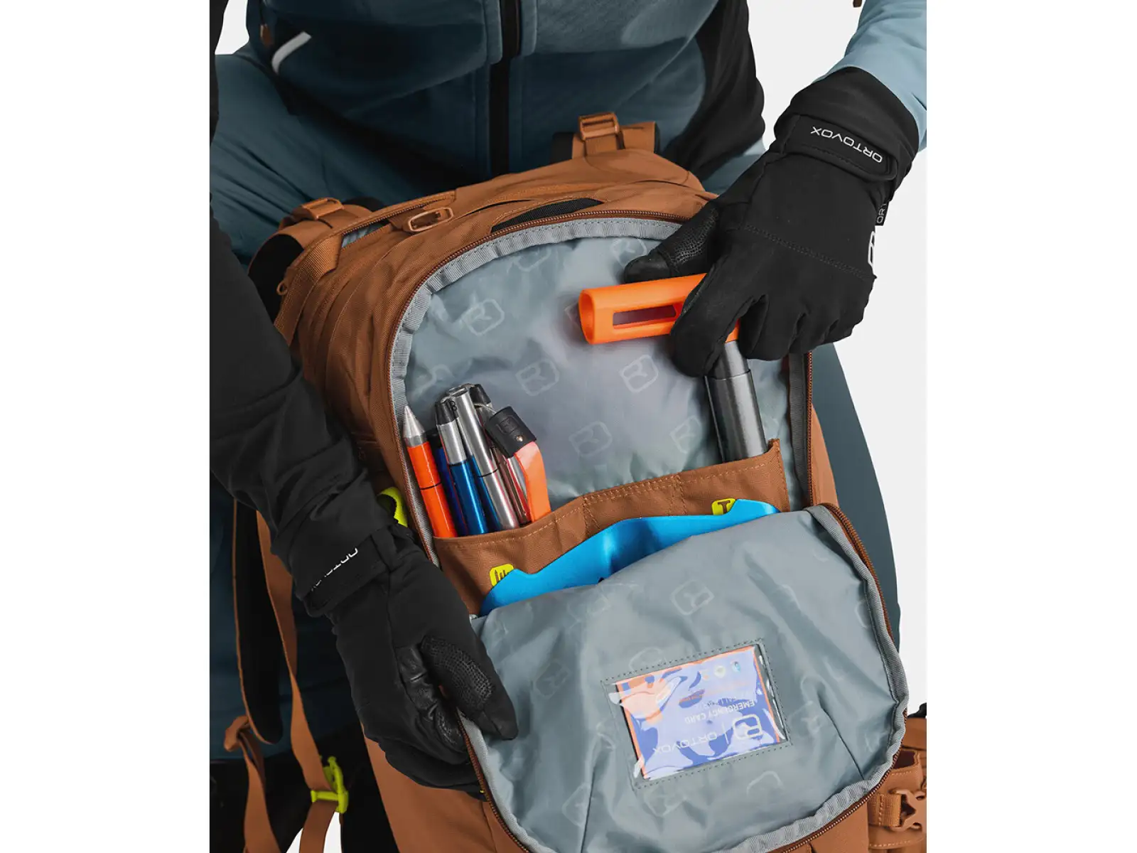 Ortovox Haute Route 32 ski touring backpack Petrol Blue