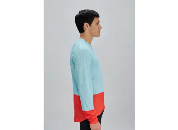POC Motion Air men's long sleeve jersey Lazurite Blue/Carnelian Orange