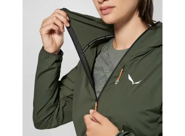 Salewa Pedroc Wind Light women's jacket Dark Olive
