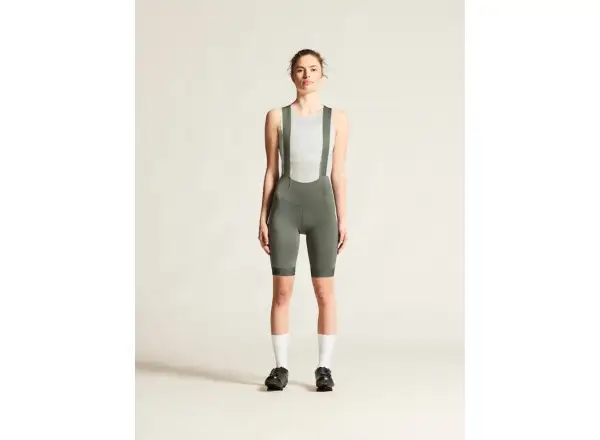 Craft Endur Cargo Bib C3 women's shorts with pad and bib green